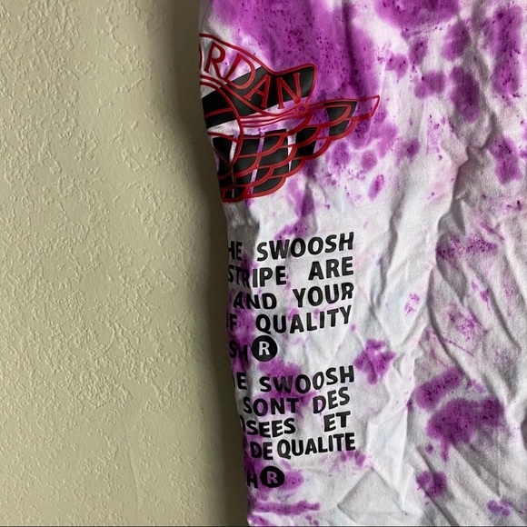 Air Jordan Logo Tie Dye Vintage Shirt Size XXL - Picture 6 of 7